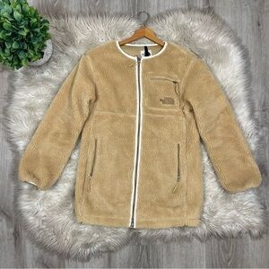 The North Face Khaki Extreme Pile‎ Coat xs